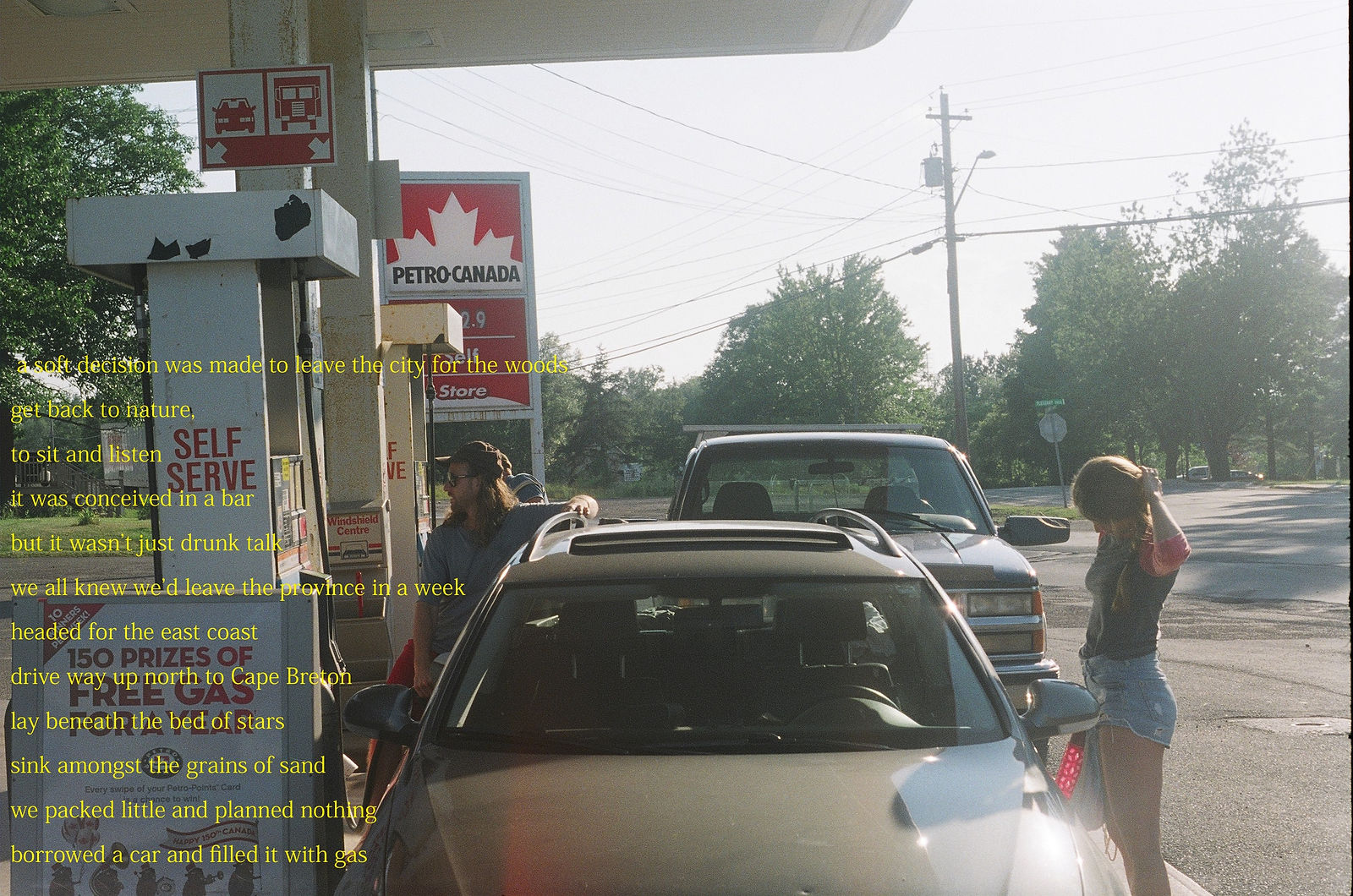 getting gas for the car