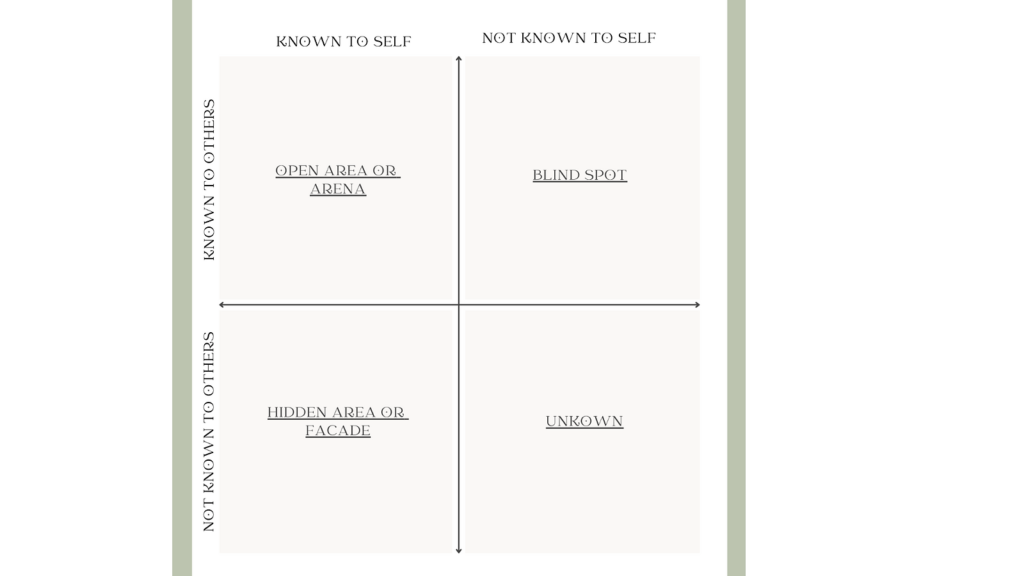The Johari Window model – increase self-awareness and minimize BLIND SPOTS