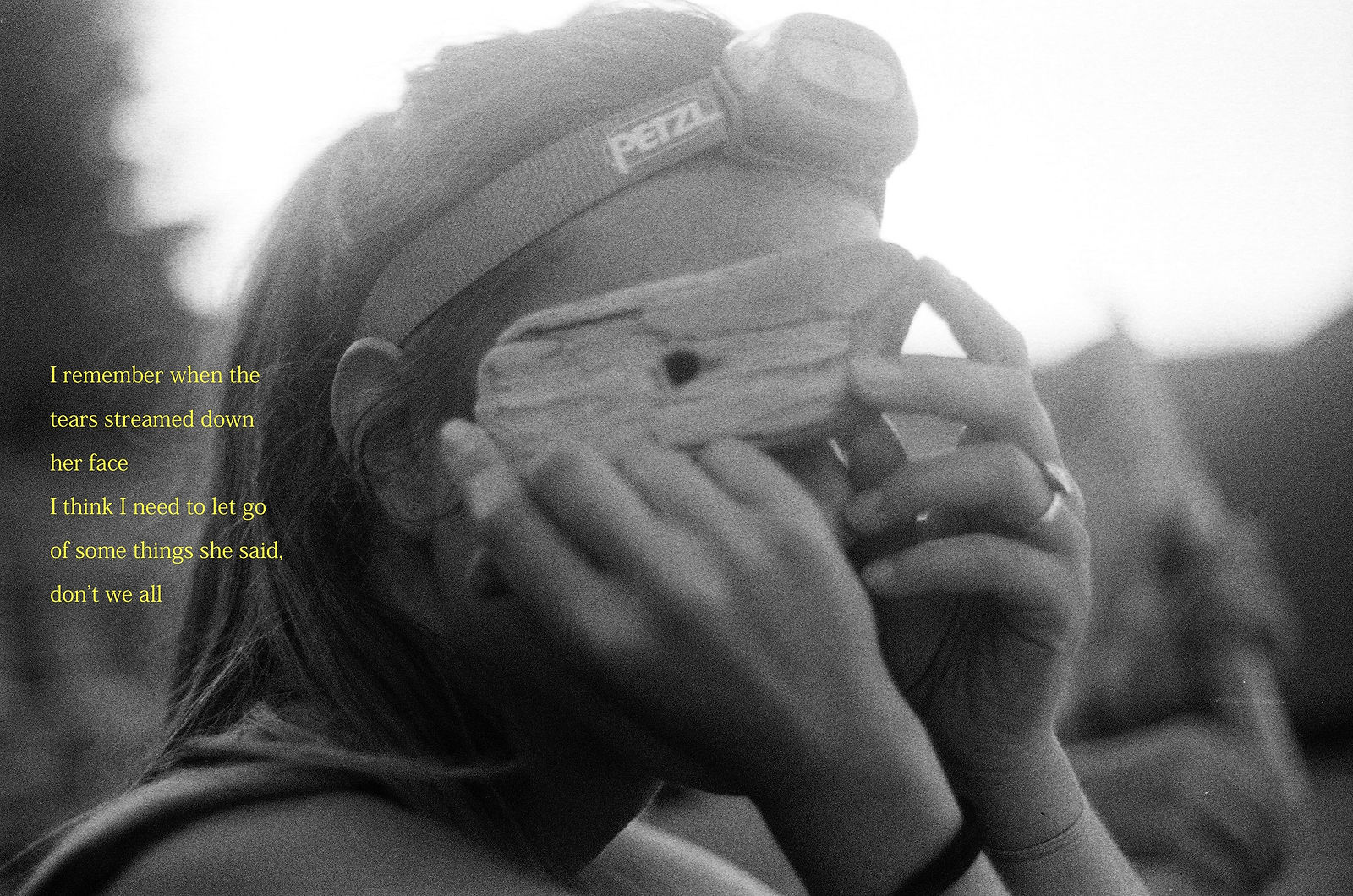 girl trying to focus